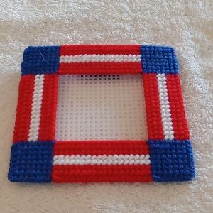 Patriotic picture frame magnet
